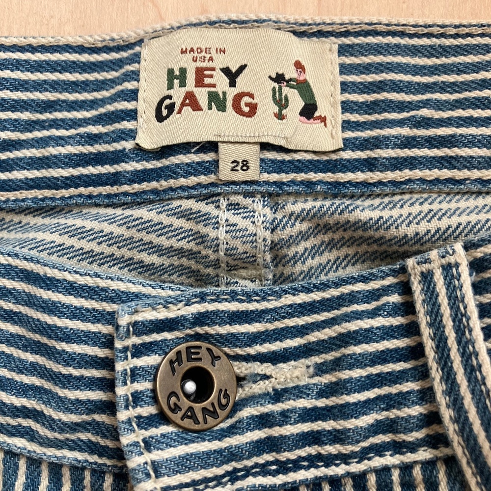 Hey Gang Railroad Pants size 2